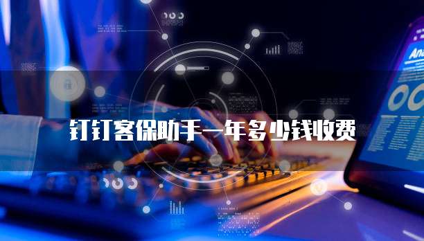 钉钉客保助手一年多少钱收费