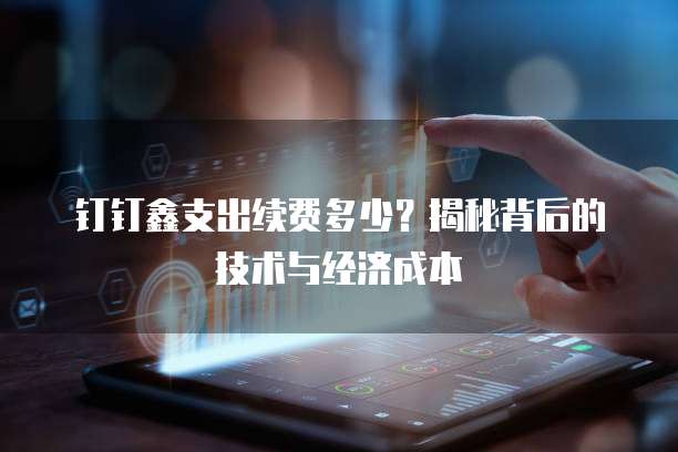 钉钉鑫支出续费多少?揭秘背后的技术与经济成本