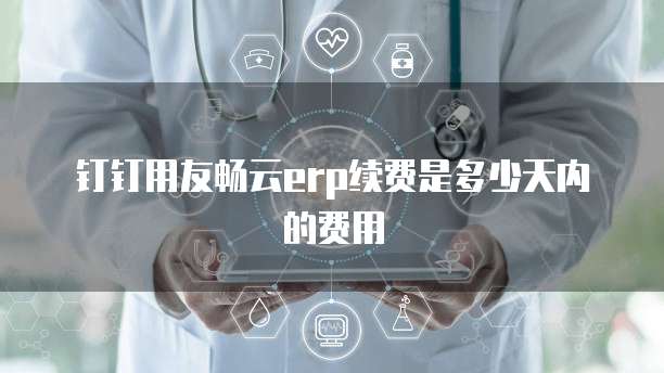 钉钉用友畅云erp续费是多少天内的费用