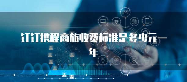 钉钉携程商旅收费标准是多少元一年
