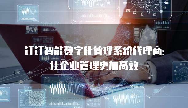 钉钉智能数字化管理系统代理商:让企业管理更加高效