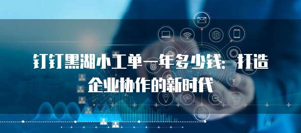 钉钉黑湖小工单一年多少钱：打造企业协作的新时代