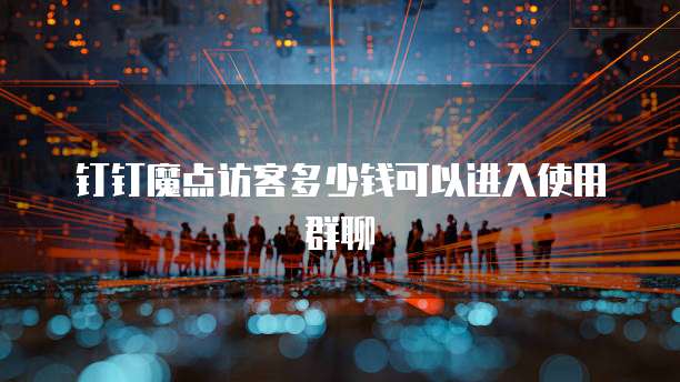 钉钉魔点访客多少钱可以进入使用群聊