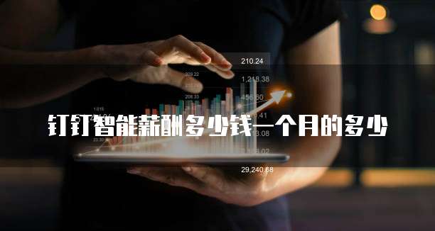 钉钉智能薪酬多少钱一个月的多少