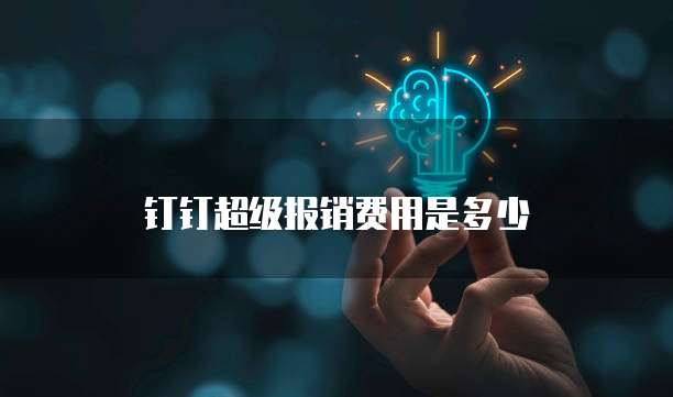 钉钉超级报销费用是多少