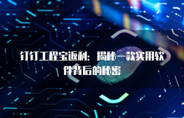 钉钉工程宝返利:揭秘一款实用软件背后的秘密