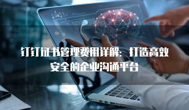 钉钉证书管理费用详解:打造高效安全的企业沟通平台