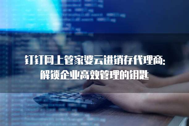 钉钉网上管家婆云进销存代理商: 解锁企业高效管理的钥匙