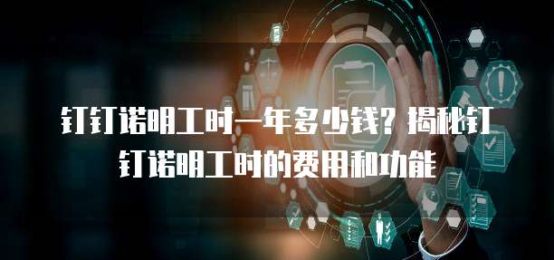 钉钉诺明工时一年多少钱？揭秘钉钉诺明工时的费用和功能