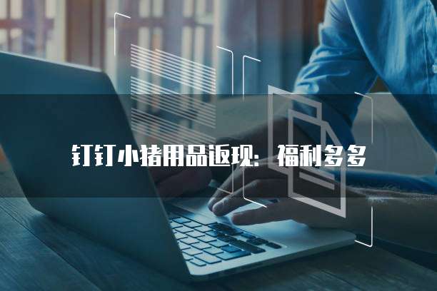 钉钉小猪用品返现：福利多多