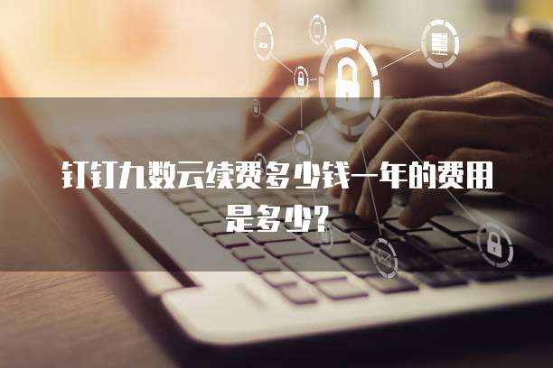 钉钉九数云续费多少钱一年的费用是多少?
