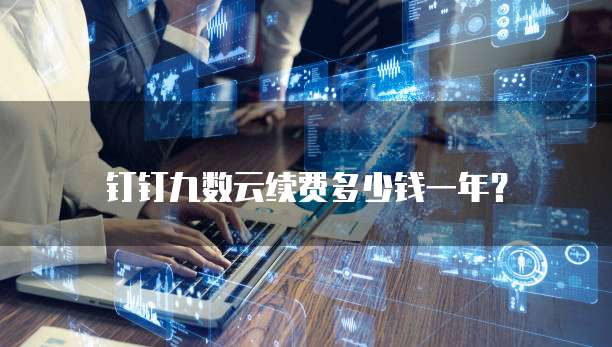 钉钉九数云续费多少钱一年?
