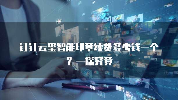 钉钉云玺智能印章续费多少钱一个?一探究竟