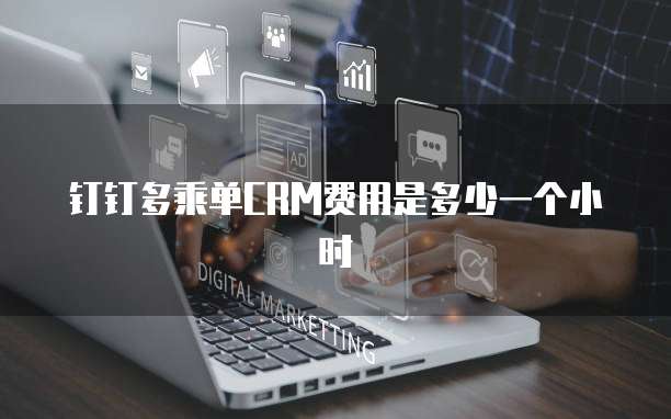 钉钉多乘单CRM费用是多少一个小时