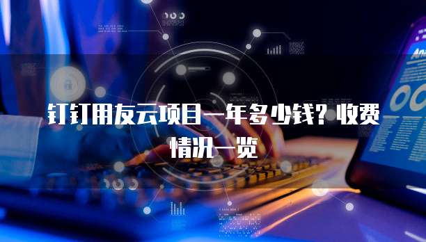 钉钉用友云项目一年多少钱?收费情况一览