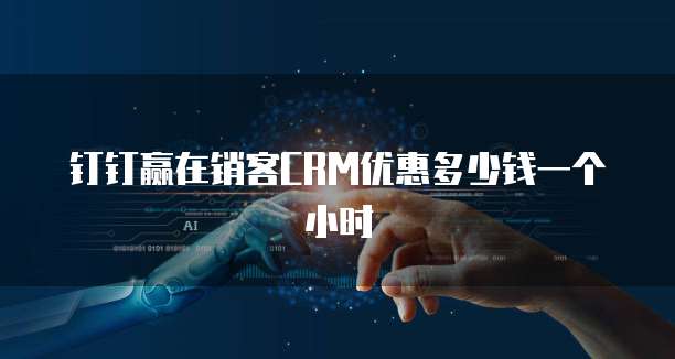 钉钉赢在销客crm优惠多少钱一个小时