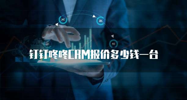 钉钉咚咚crm报价多少钱一台