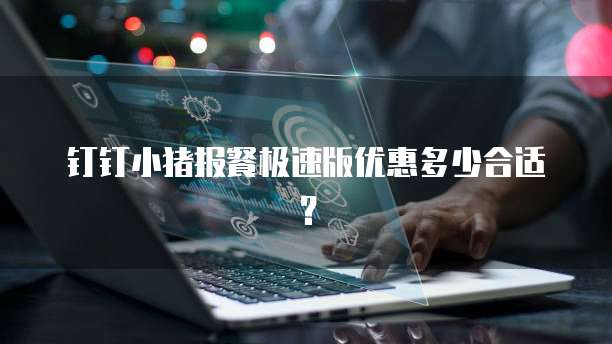 钉钉小猪报餐极速版优惠多少合适?