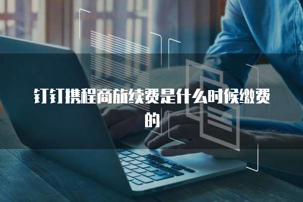 钉钉携程商旅续费是什么时候缴费的