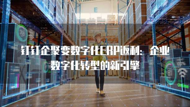 钉钉企聚变数字化ERP返利:企业数字化转型的新引擎