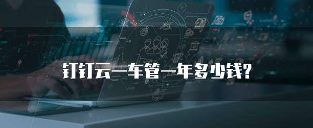 钉钉云一车管一年多少钱？