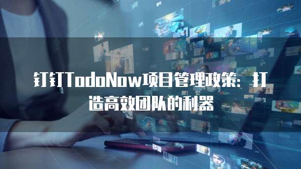 钉钉TodoNow项目管理政策:打造高效团队的利器