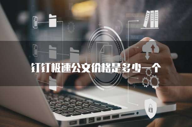 钉钉极速公文价格是多少一个