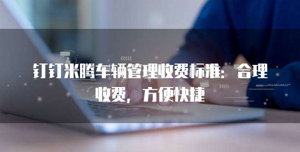 钉钉米腾车辆管理收费标准：合理收费，方便快捷