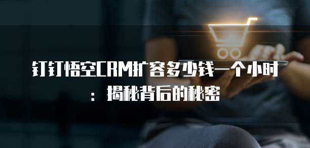 钉钉悟空CRM扩容多少钱一个小时:揭秘背后的秘密