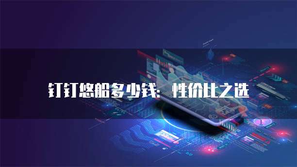 钉钉悠船多少钱:性价比之选