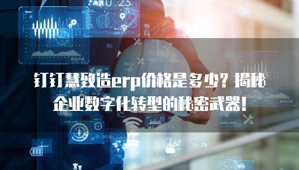 钉钉慧致造erp价格是多少?揭秘企业数字化转型的秘密武器!