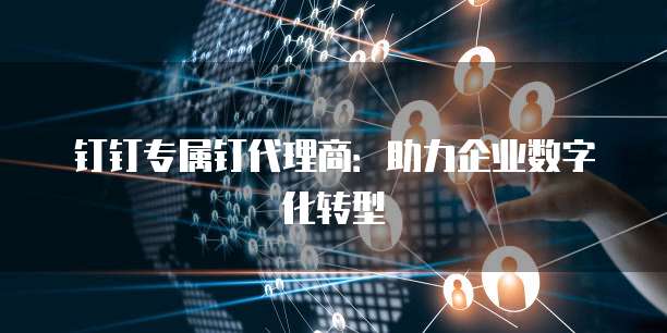 钉钉专属钉代理商：助力企业数字化转型