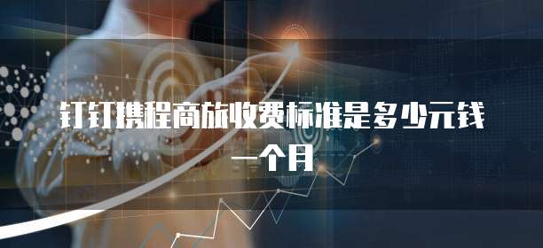 钉钉携程商旅收费标准是多少元钱一个月