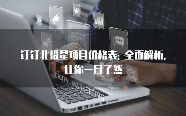 钉钉北极星项目价格表: 全面解析, 让你一目了然