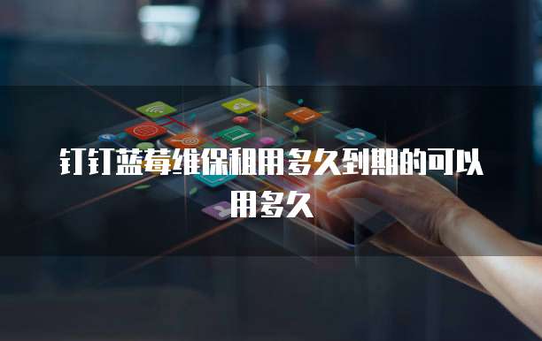 钉钉蓝莓维保租用多久到期的可以用多久