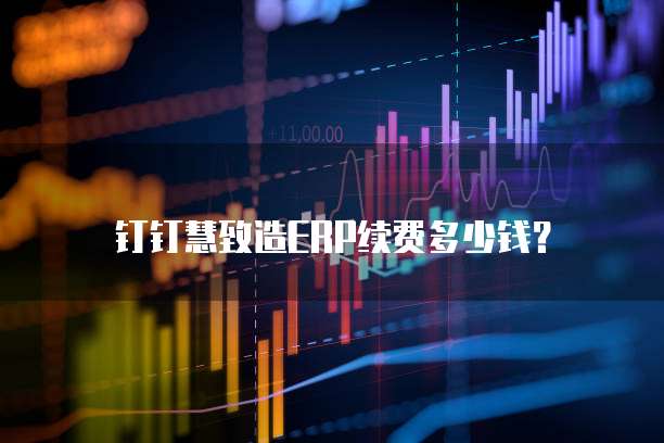 钉钉慧致造ERP续费多少钱？