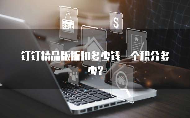 钉钉精品版折扣多少钱一个积分多少?