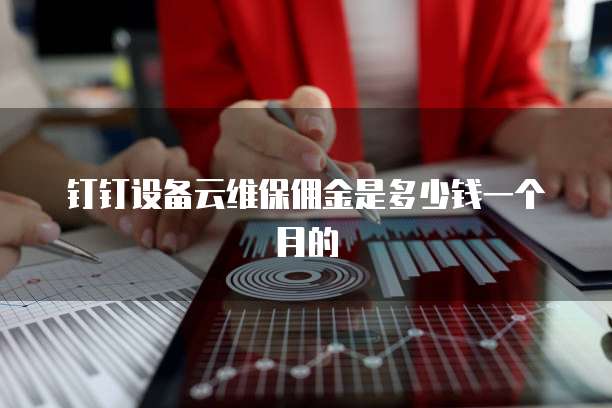 钉钉设备云维保佣金是多少钱一个月的