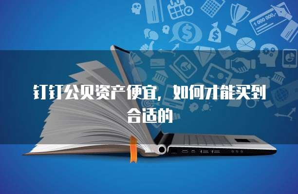 钉钉公贝资产便宜,如何才能买到合适的