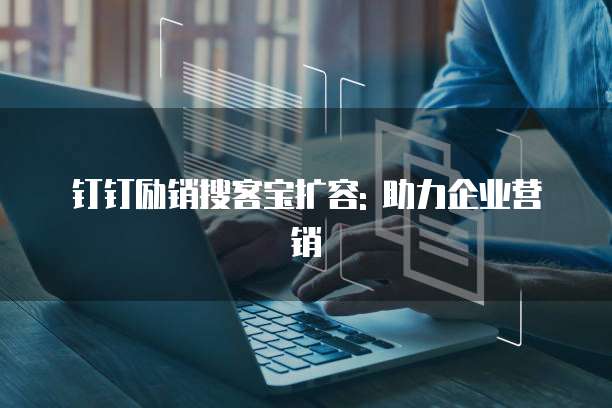 钉钉励销搜客宝扩容: 助力企业营销