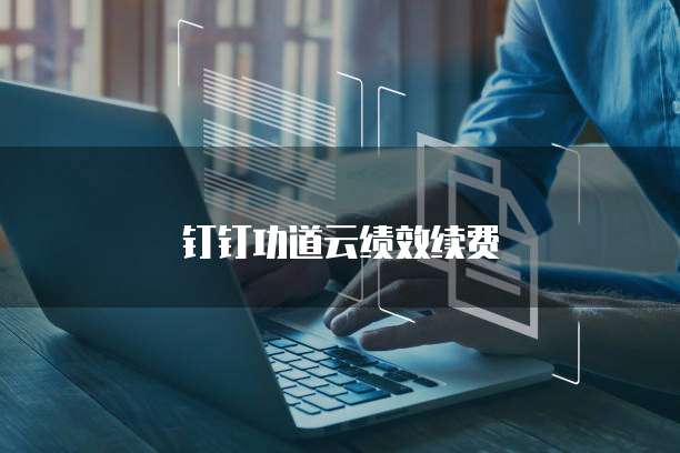 钉钉功道云绩效续费