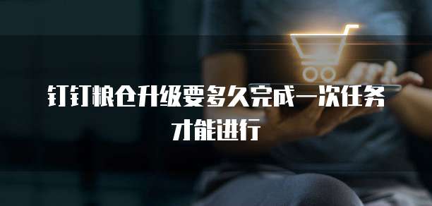 钉钉粮仓升级要多久完成一次任务才能进行