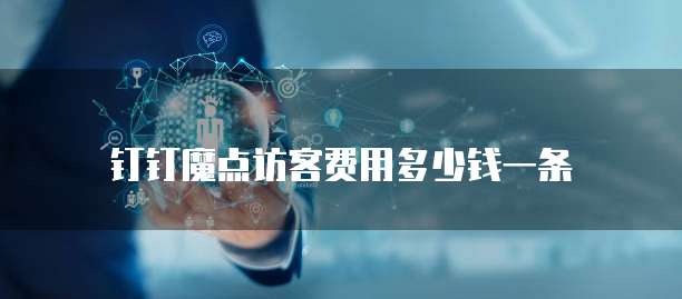 钉钉魔点访客费用多少钱一条