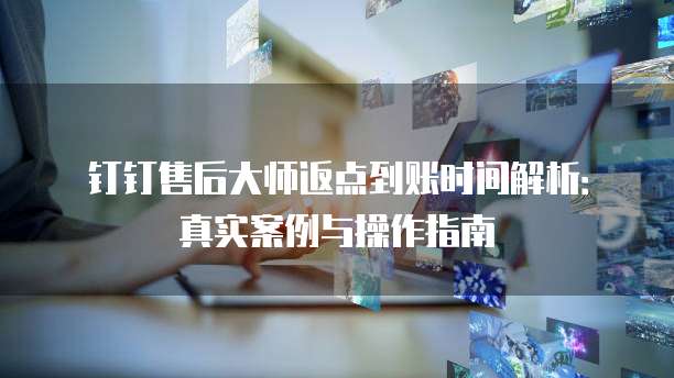 钉钉售后大师返点到账时间解析:真实案例与操作指南