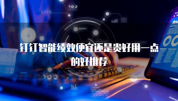 钉钉智能绩效便宜还是贵好用一点的好推荐