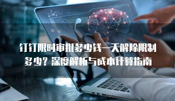钉钉限时审批多少钱一天解除限制多少?深度解析与成本计算指南