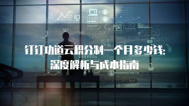 钉钉功道云积分制一个月多少钱:深度解析与成本指南