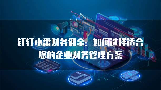 钉钉小番财务佣金:如何选择适合您的企业财务管理方案