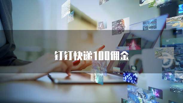 钉钉快递100佣金