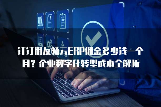 钉钉用友畅云ERP佣金多少钱一个月?企业数字化转型成本全解析